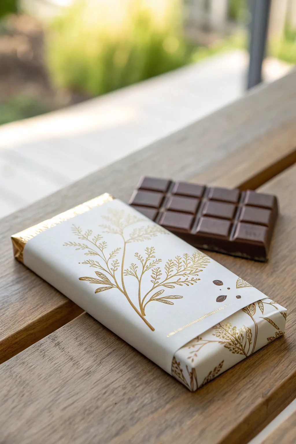 Elevate your chocolate gifts with a touch of gold elegance.