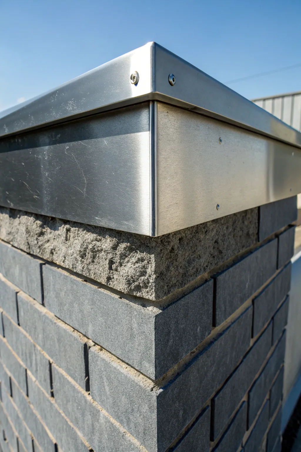 Elevate your garden's style with a sleek zinc edge. Perfect for the modern industrial look!