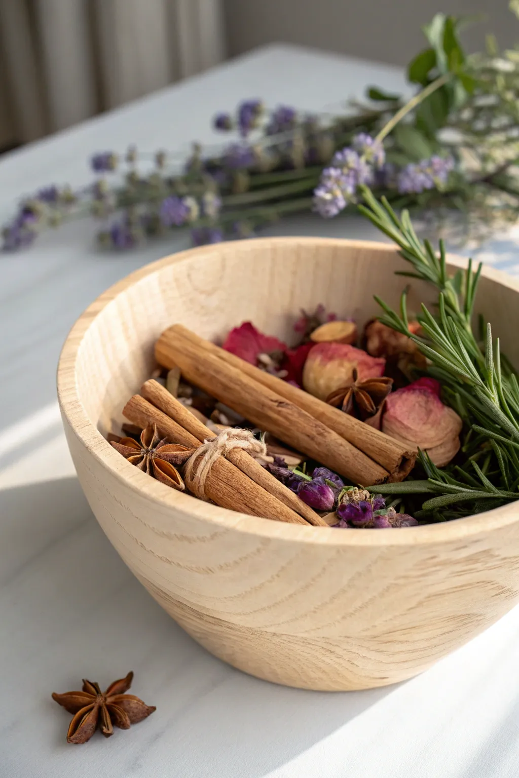 Embrace natural beauty with a fragrant touch: Cinnamon Stick Potpourri.