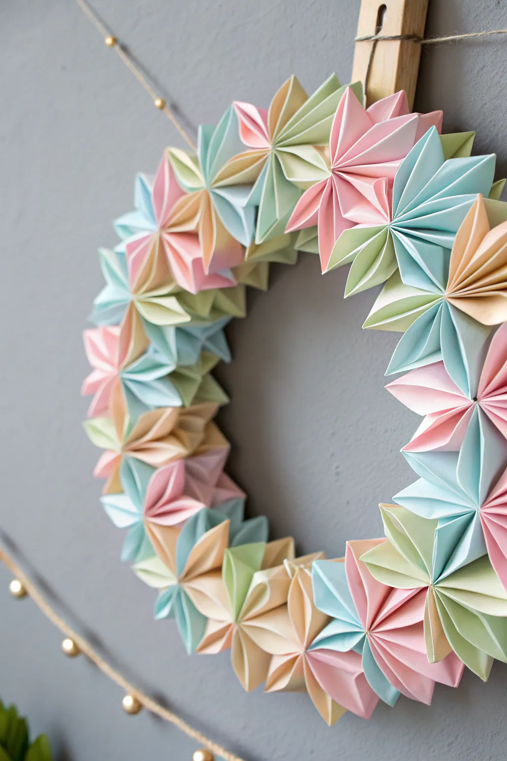 Craft a touch of whimsy with these delightful paper straw wreaths—perfect for adding a festive flair to any doorknob!