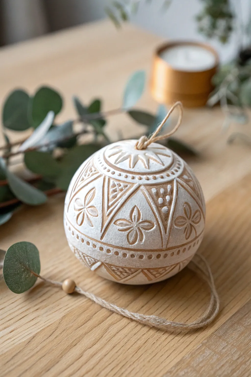 Elevate your space with the timeless elegance of geometric clay art.