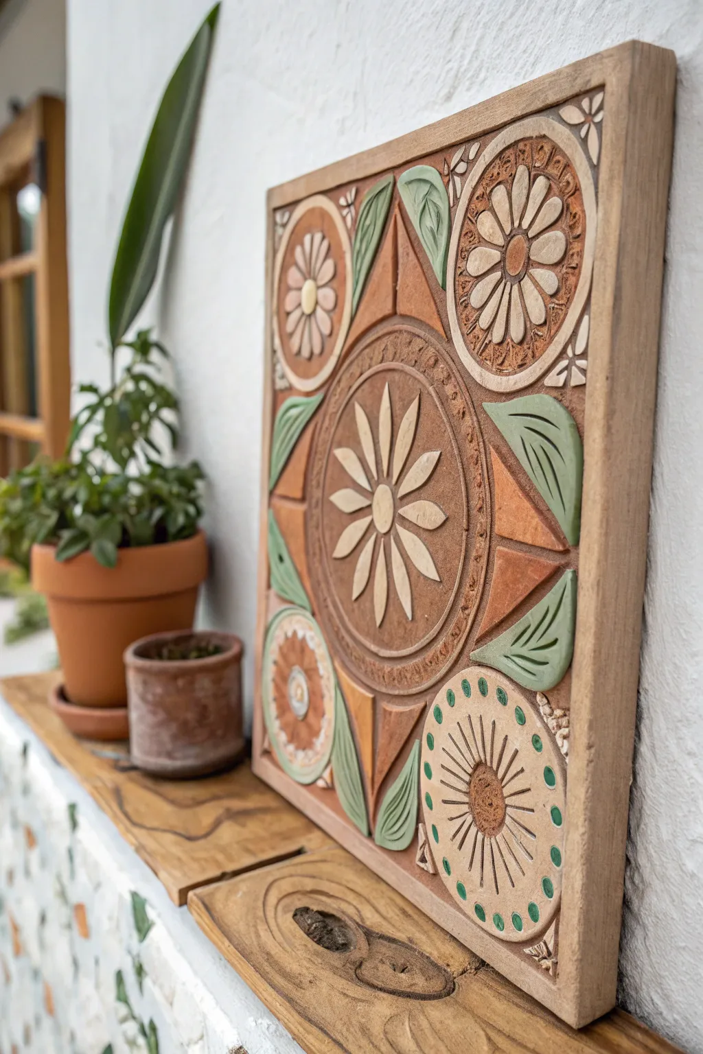 Discover the timeless allure of clay mosaics, where craftsmanship meets minimalist elegance.