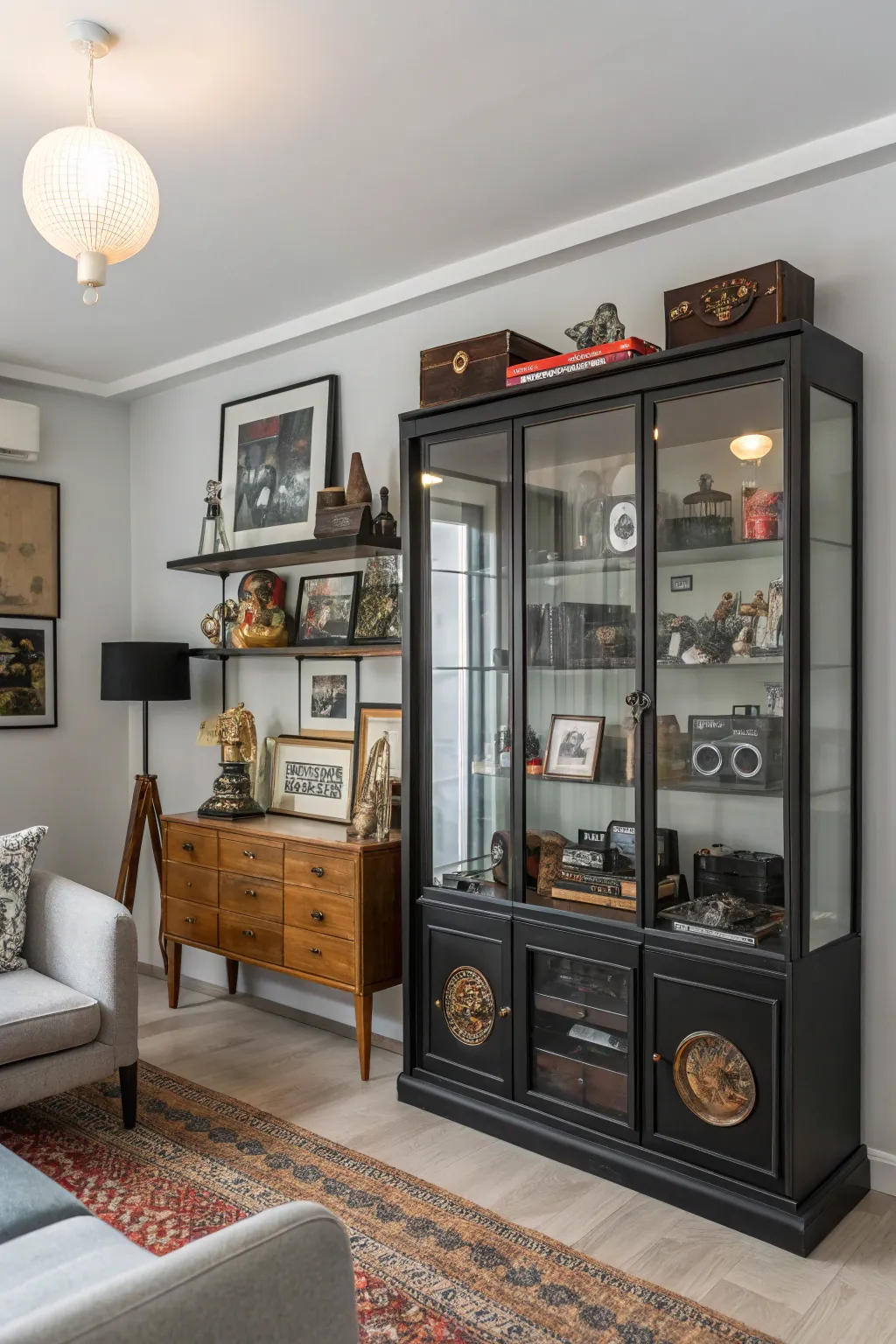 Intrigue with a cabinet of curiosities.