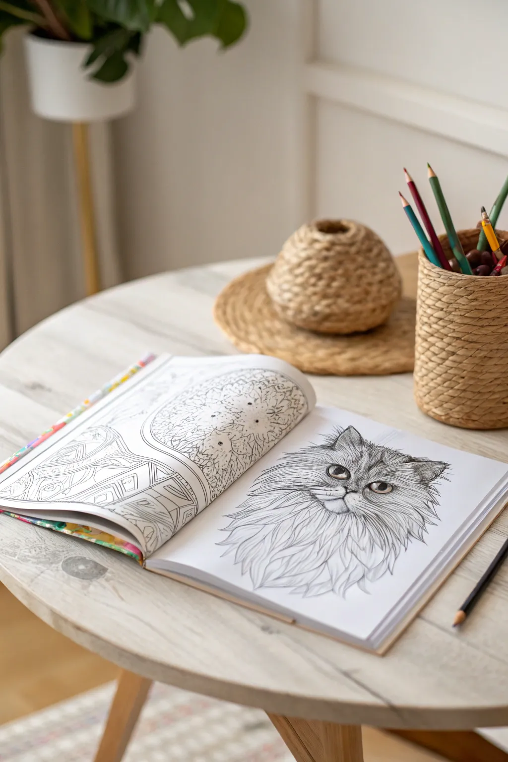 Unleash your creativity with charming pet portraits—perfect for a relaxing coloring session.
