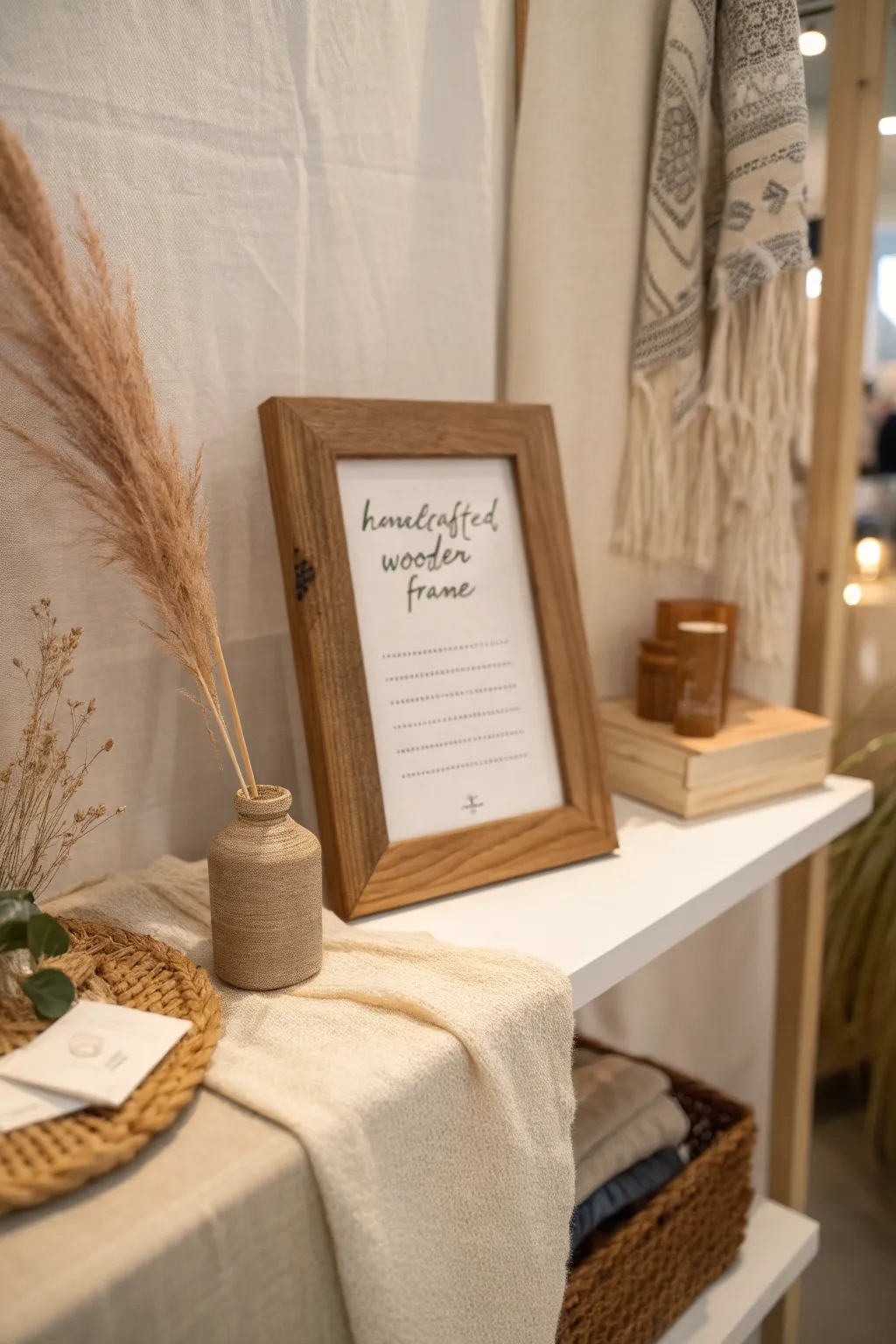 Invite stories into your space: A personal touch transforms simplicity into connection.