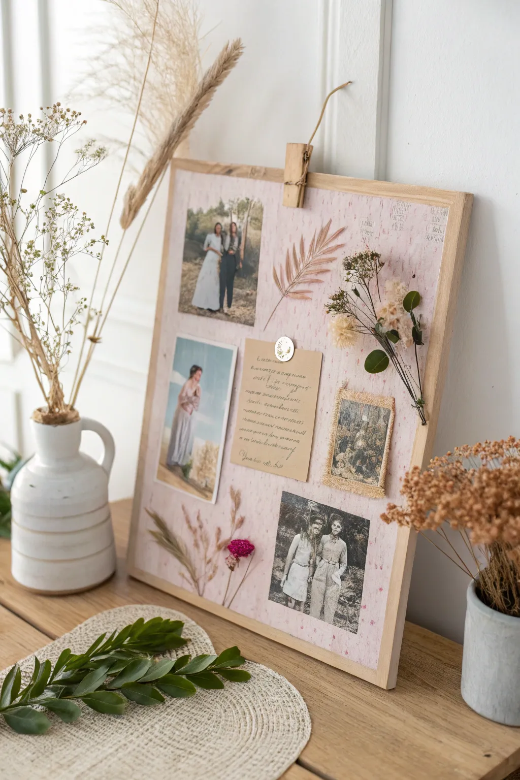 Celebrate Father's Day with a heartfelt mixed media collage that blends cherished memories with artistic flair.