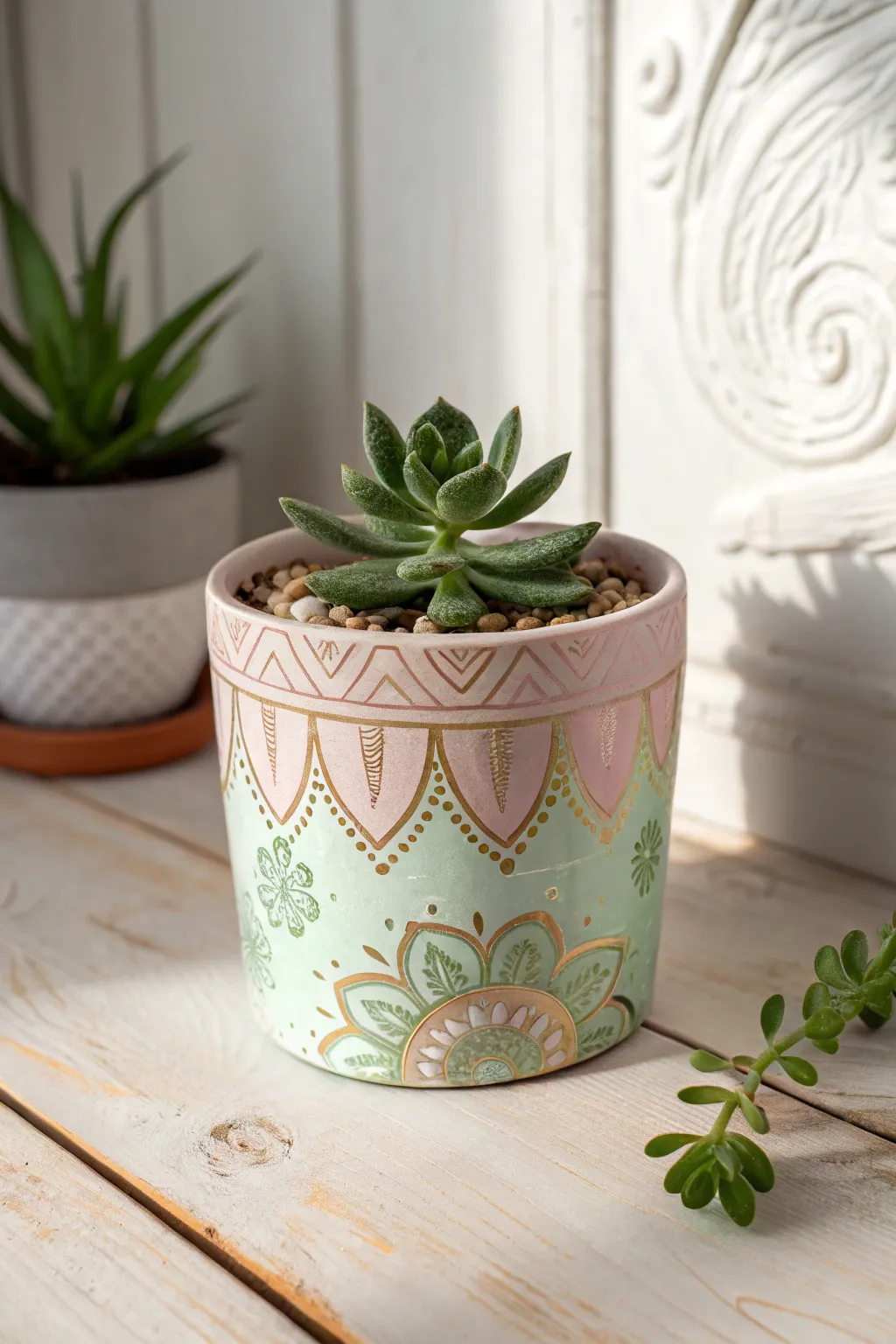 Elevate your gifting with these charming hand-painted plant pots, perfect for the plant enthusiast in your life.