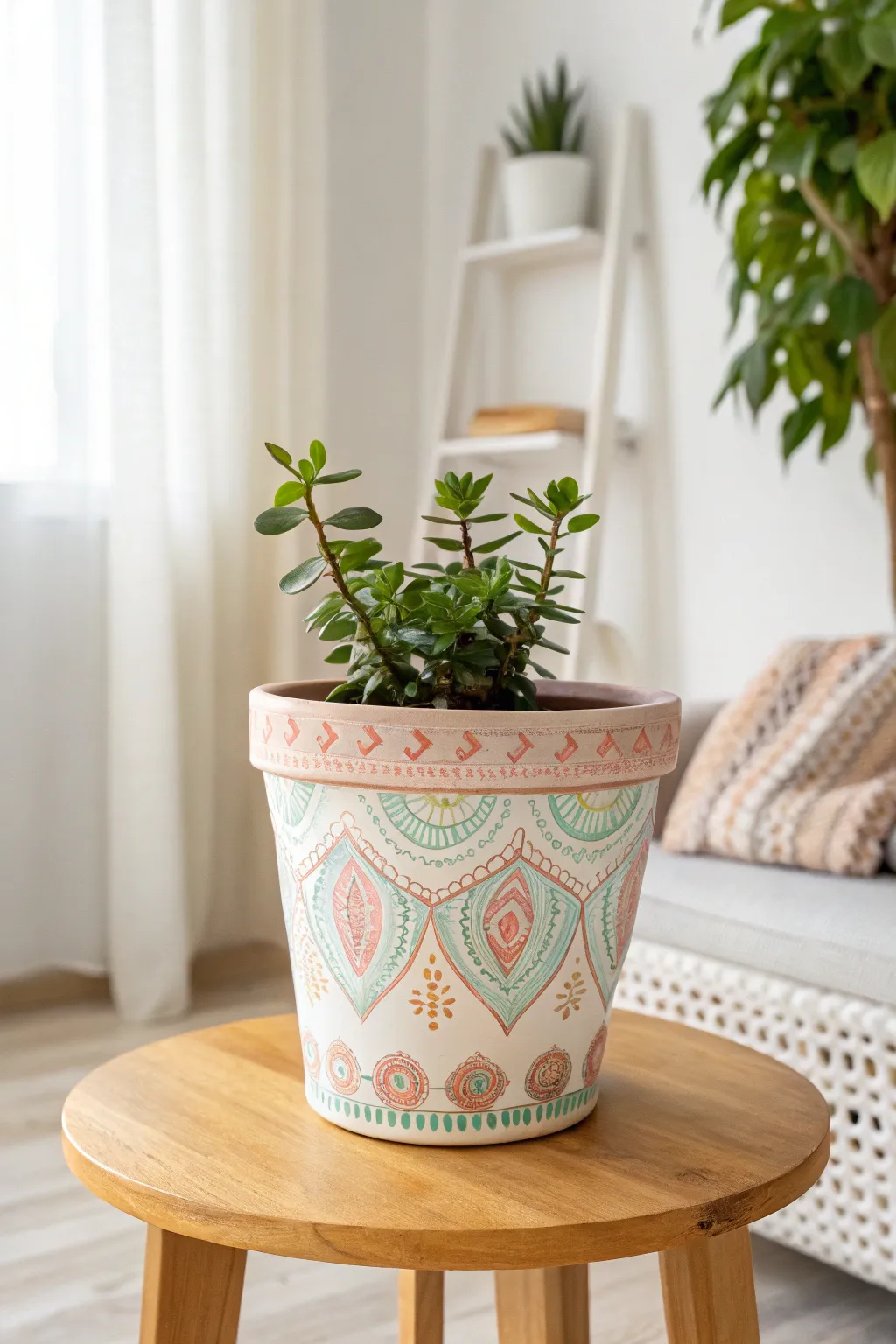 Add a personal touch to your Christmas gifts with hand-painted plant pots. Perfect for those who cherish craftsmanship and simplicity.