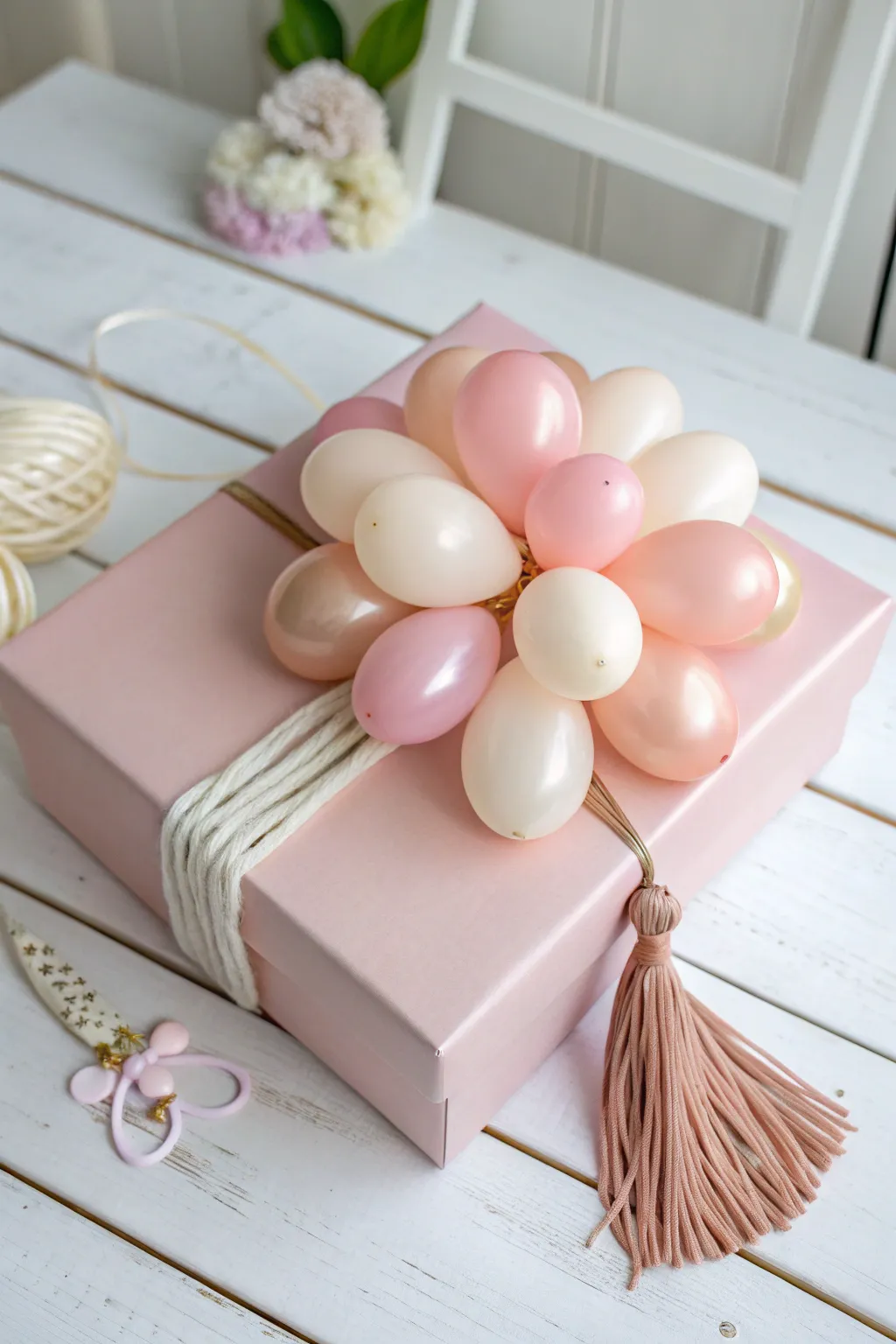 Add a whimsical touch to your gift wrapping with a balloon bow – perfect for sparking joy in any celebration!