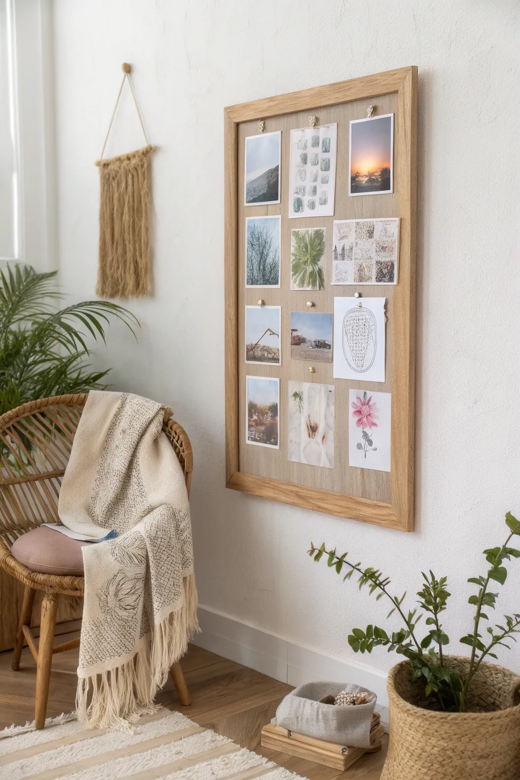 Transform your dreams into art with a minimalist vision board that inspires daily.