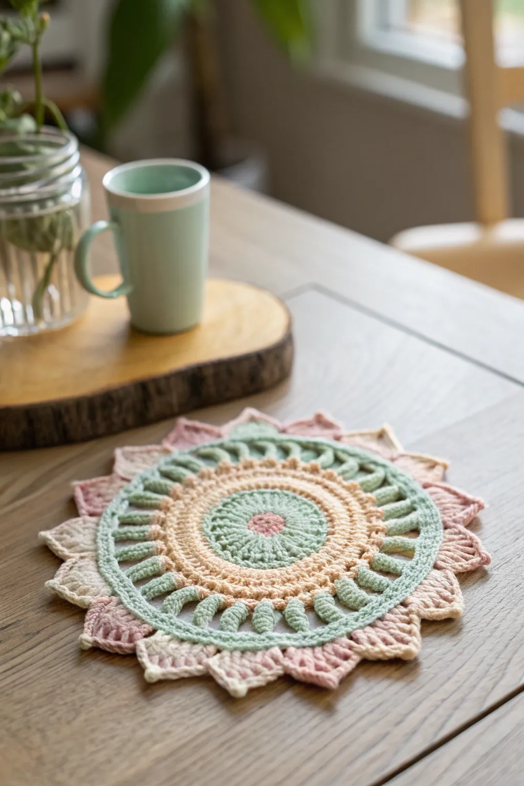 Add a splash of joy to your table with these charming sunburst coasters, where simplicity meets vibrant artistry.