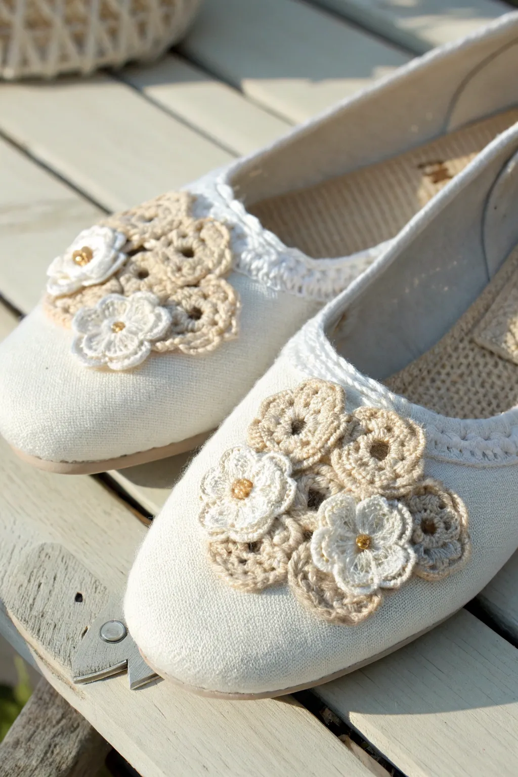 Transform your footwear with elegant crochet shoe clips for a unique boho-chic touch.