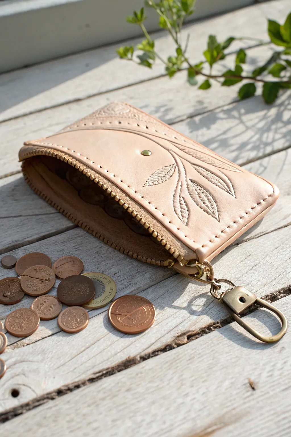 Elevate your everyday essentials with this chic coin purse keychain – where Scandinavian minimalism meets boho elegance.