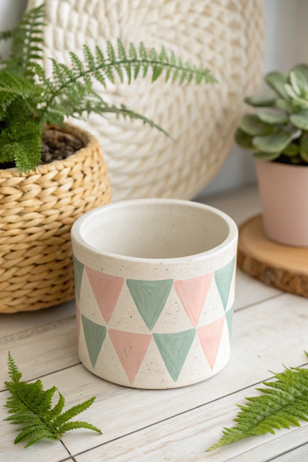 Transform your space with the charm of hand-painted planters, where art and nature meet in perfect harmony.