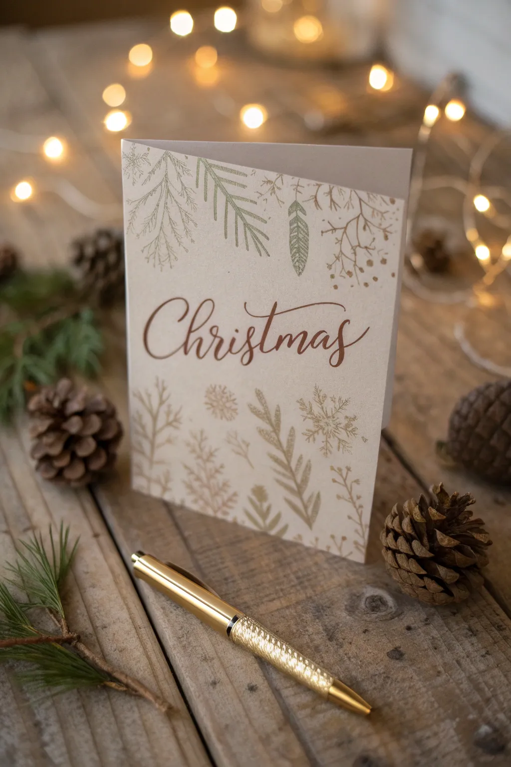 Add a heartfelt touch to your holidays with a beautifully handwritten Christmas card.