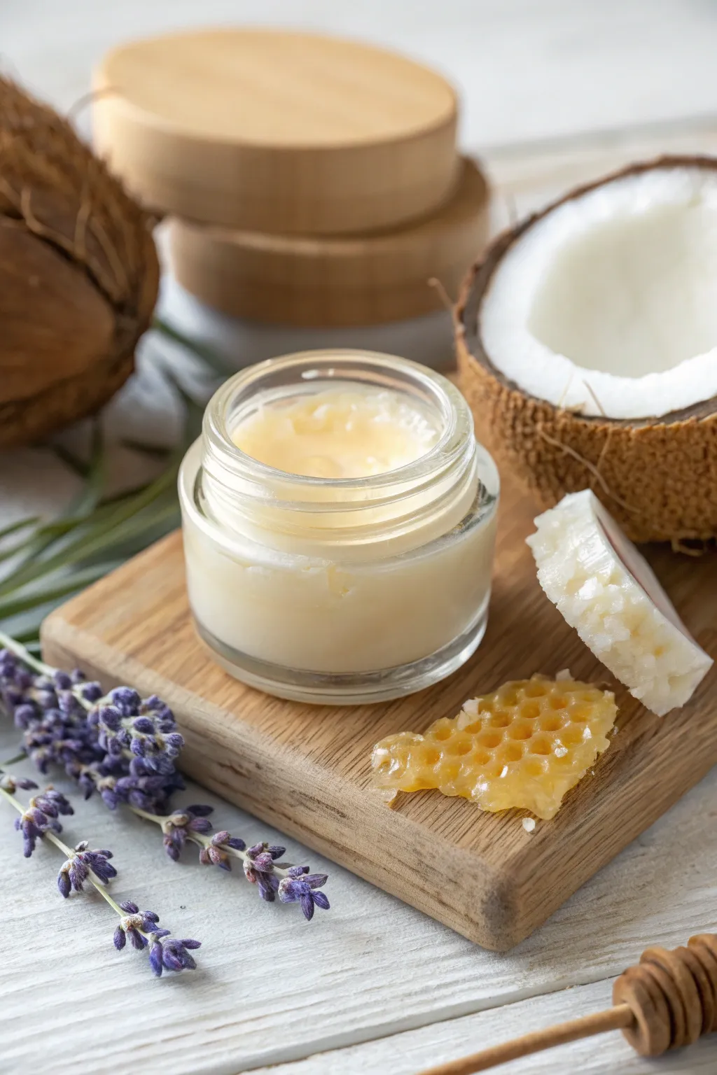 Craft your own nourishing lip balm: a perfect blend of simplicity and natural beauty.