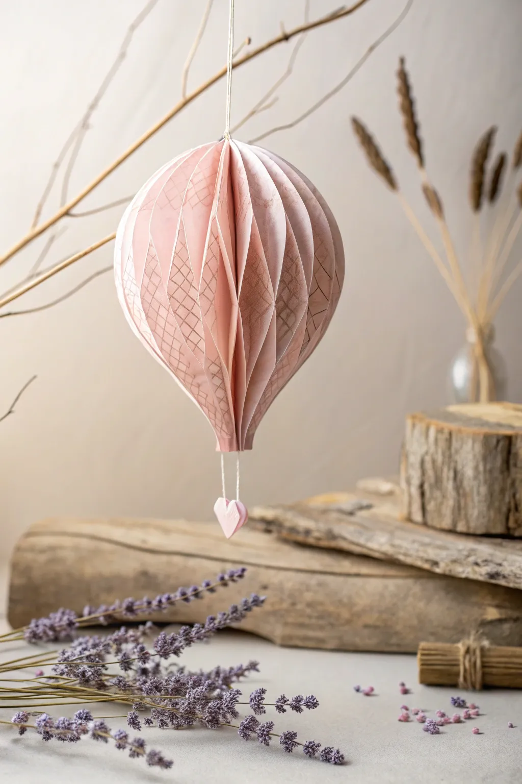 Delicate craftsmanship meets minimalist beauty in this serene origami creation.
