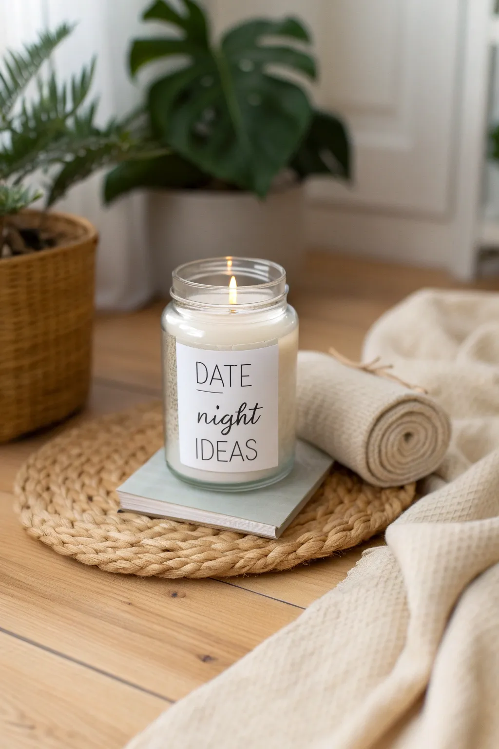 Create a peaceful connection with a yoga date night idea from your beautifully curated jar.