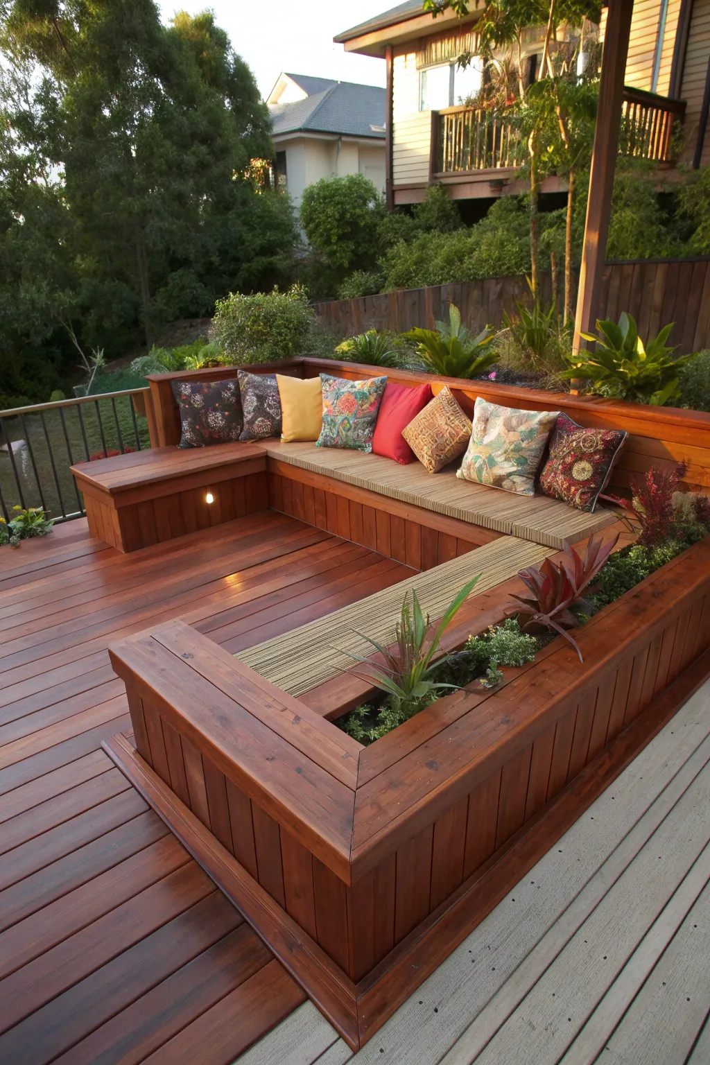Transform your deck into a cozy conversation pit and elevate your outdoor gatherings with craftsmanship and style.