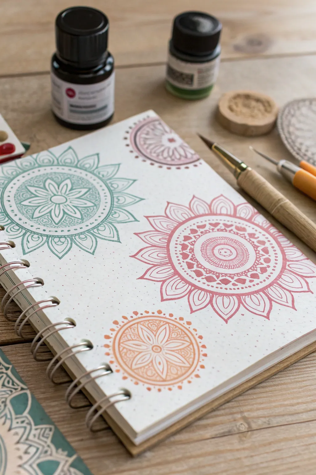 Transform your journal pages with the art of inks and stamps, where simplicity meets creativity.
