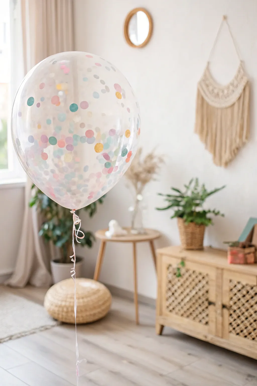 Elevate your party with the enchanting burst of DIY confetti balloons, where simplicity meets celebration.
