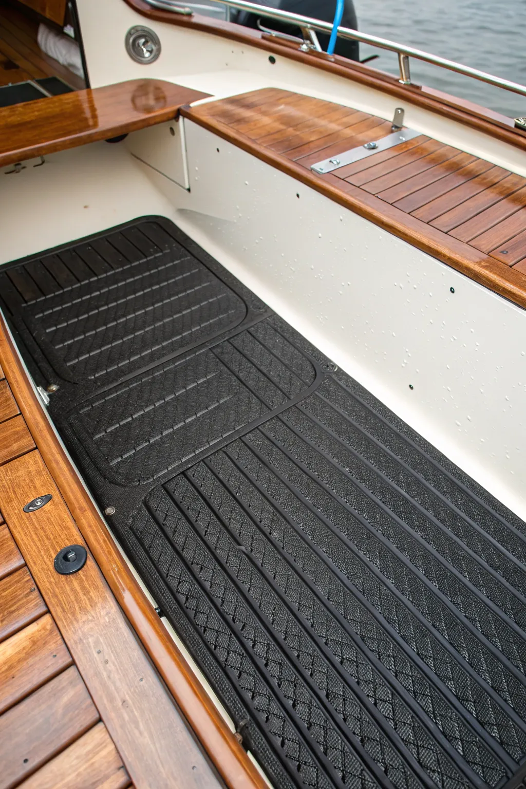 Revamp your boat with eco-friendly recycled rubber mats—durable, stylish, and perfect for the modern craftsman.