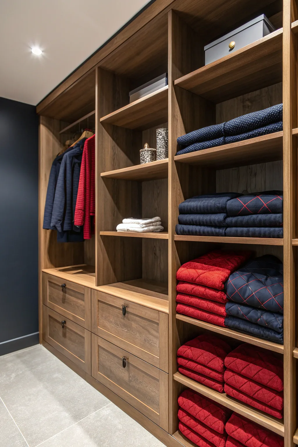 Elevate your storage game with handcrafted overhead shelves—perfect for seasonal essentials!