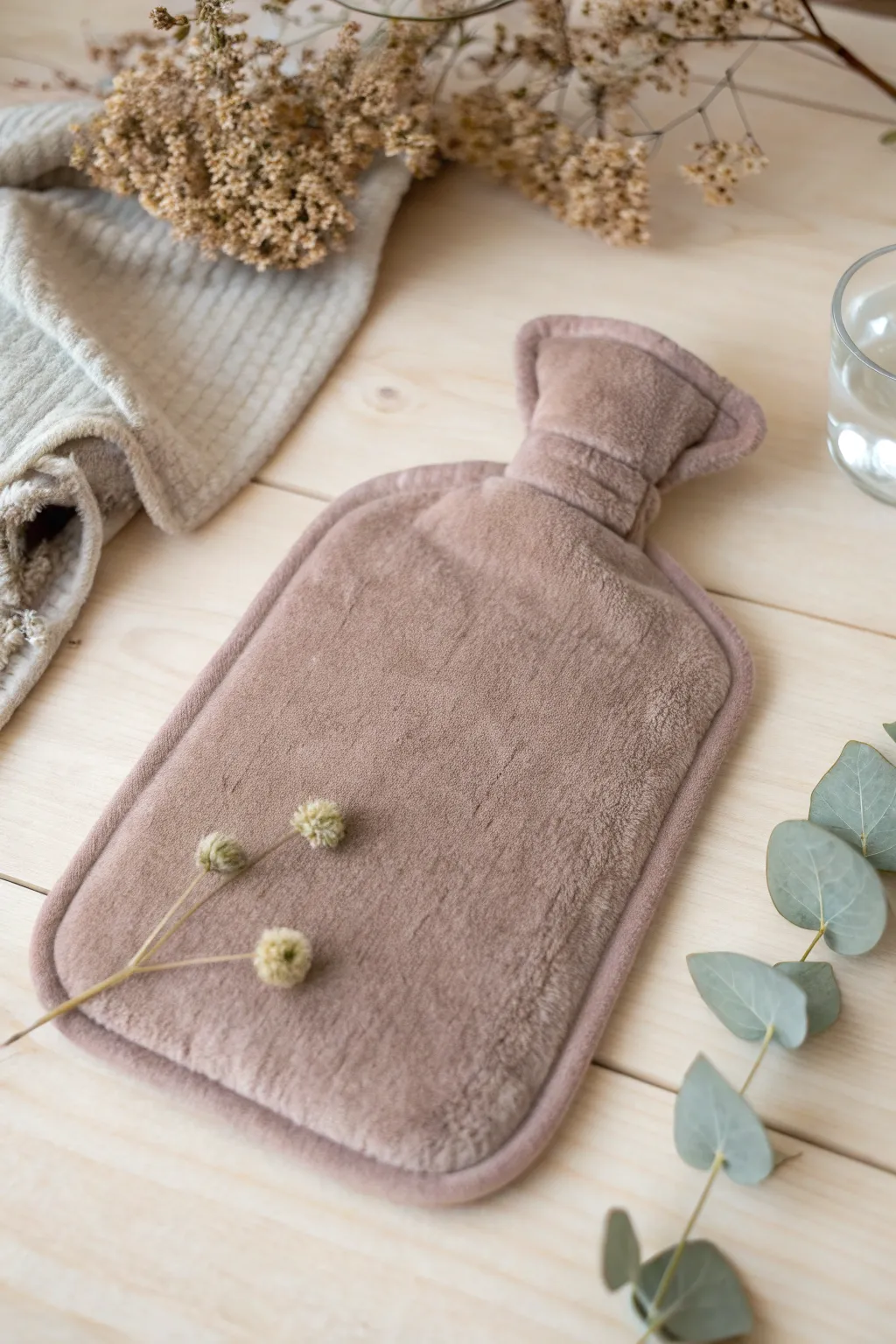 Cozy Comfort: Embrace warmth with a handcrafted fleece heating pad, where simplicity meets soothing elegance.