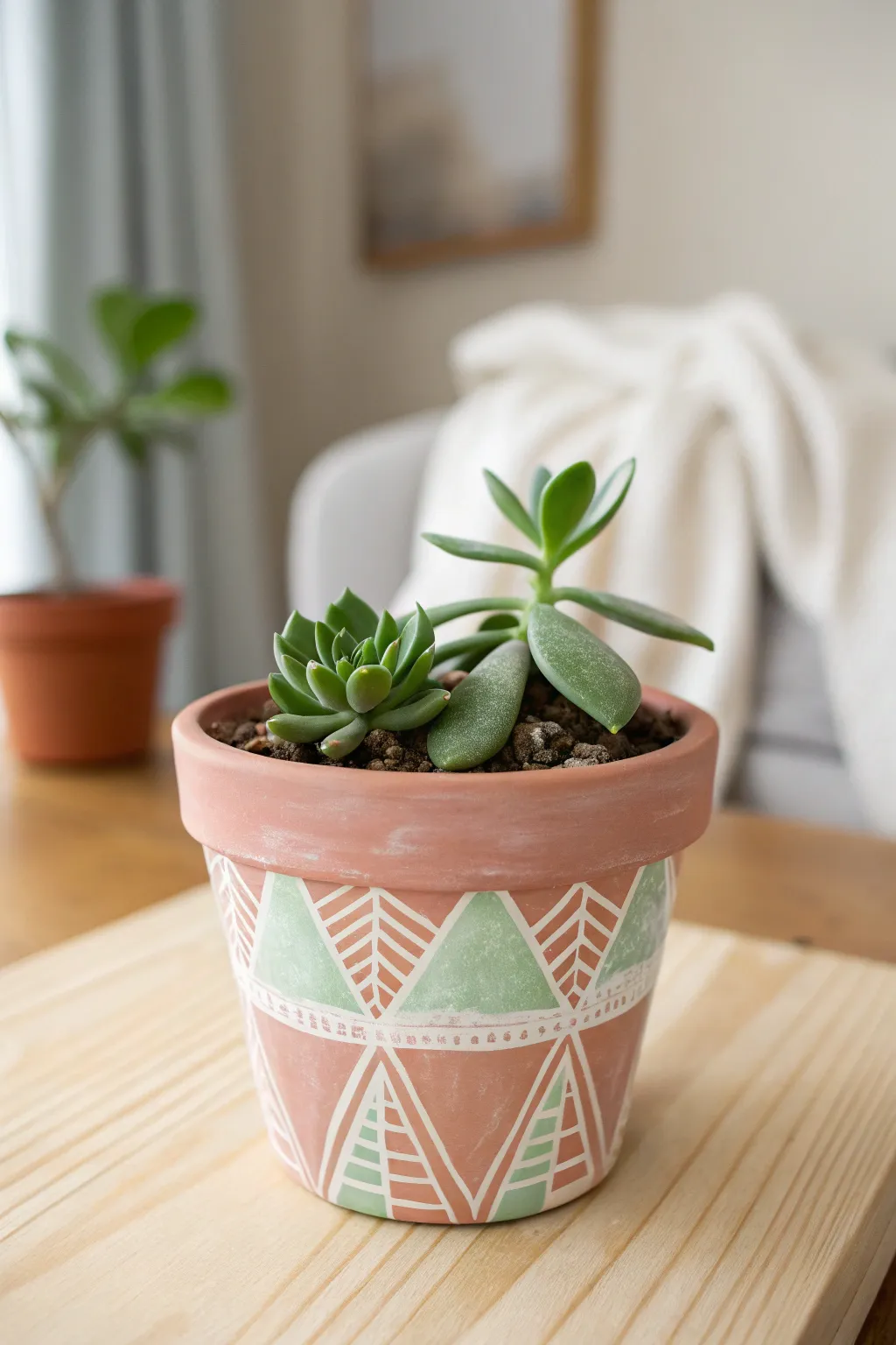 Add a personal touch to your holiday gifting with these charming painted plant pots. Perfect for bringing a hint of nature into any space!