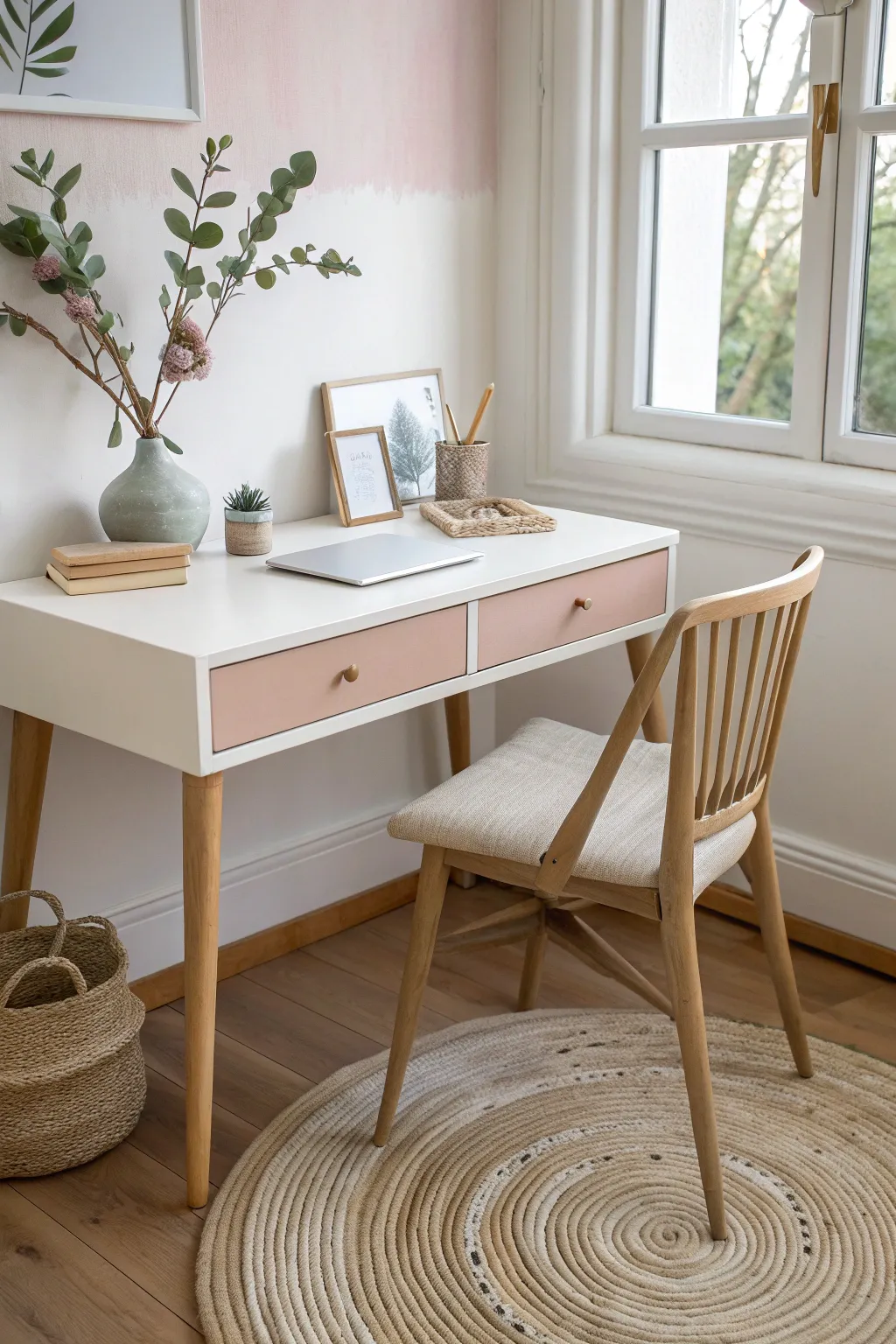 Transform your workspace with a touch of gradient glam, where simplicity meets sophistication.