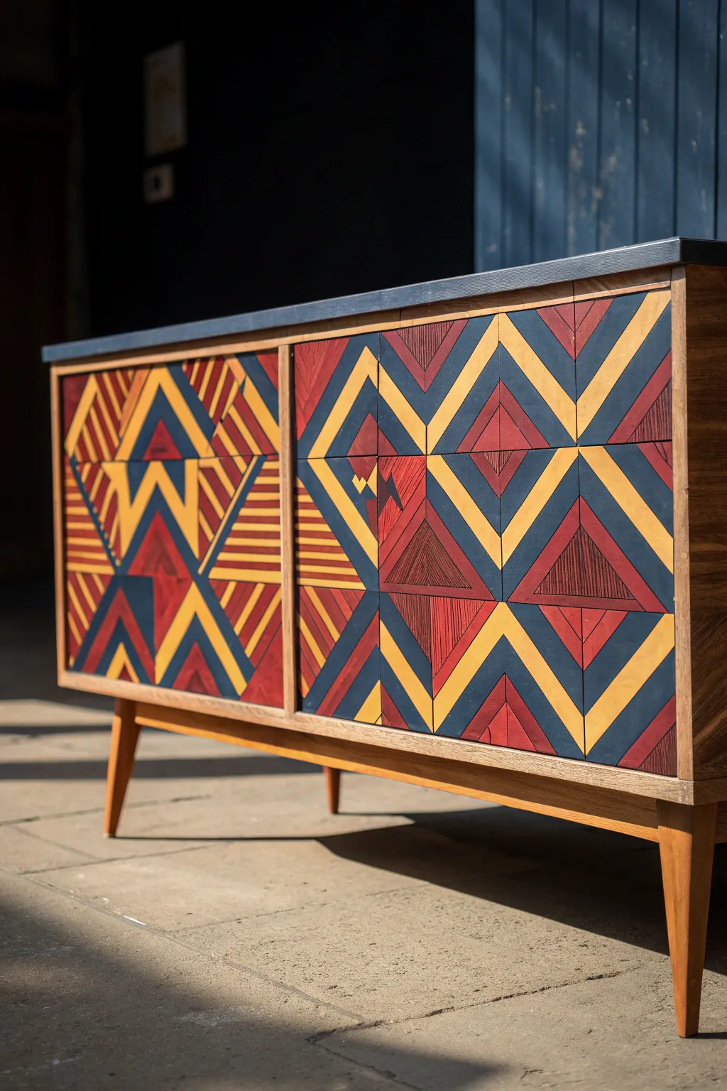 Transform your space with a bold, handcrafted sideboard—where art meets functionality.