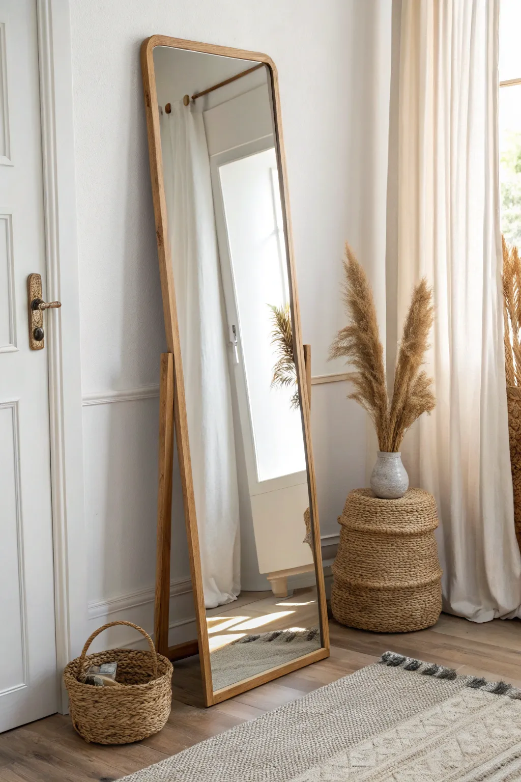 Enhance your small closet with a touch of elegance and space-boosting magic. ✨ #ScandinavianDesign #MinimalistBeauty