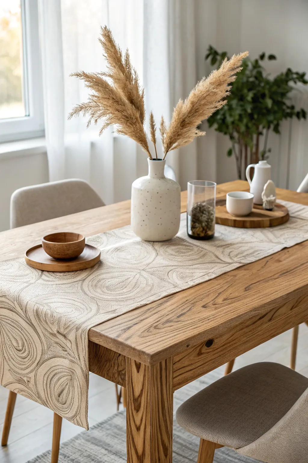 Transform your space with rustic elegance using wood grain contact paper — a simple DIY that breathes new life into any table.