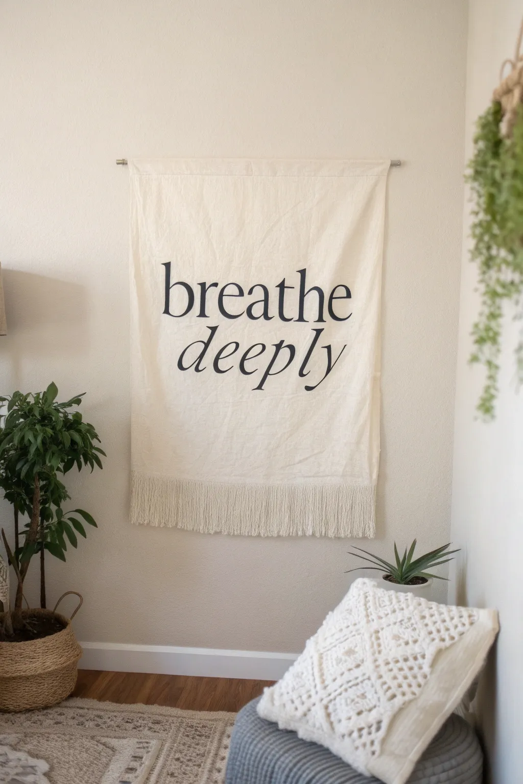 Elevate your space with inspiring typography art that speaks to the soul.