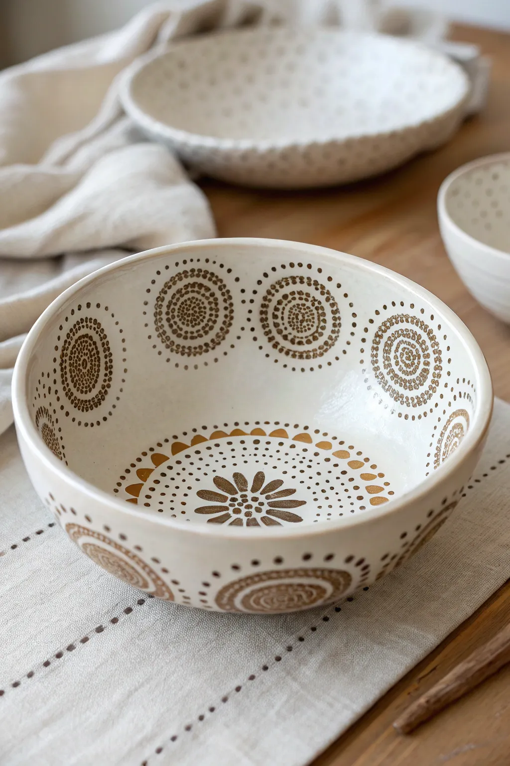 Discover the elegance of dot art with Scandinavian minimalism and a Boho twist.