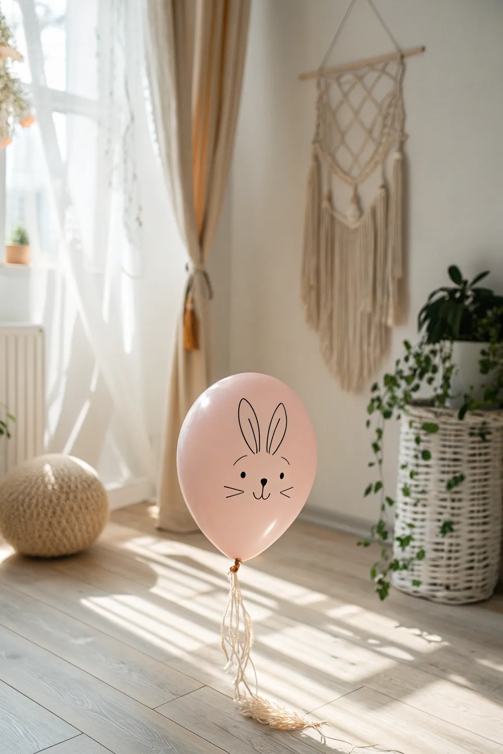 Whimsical Balloon Bunnies: Simple Joys for Little Ones