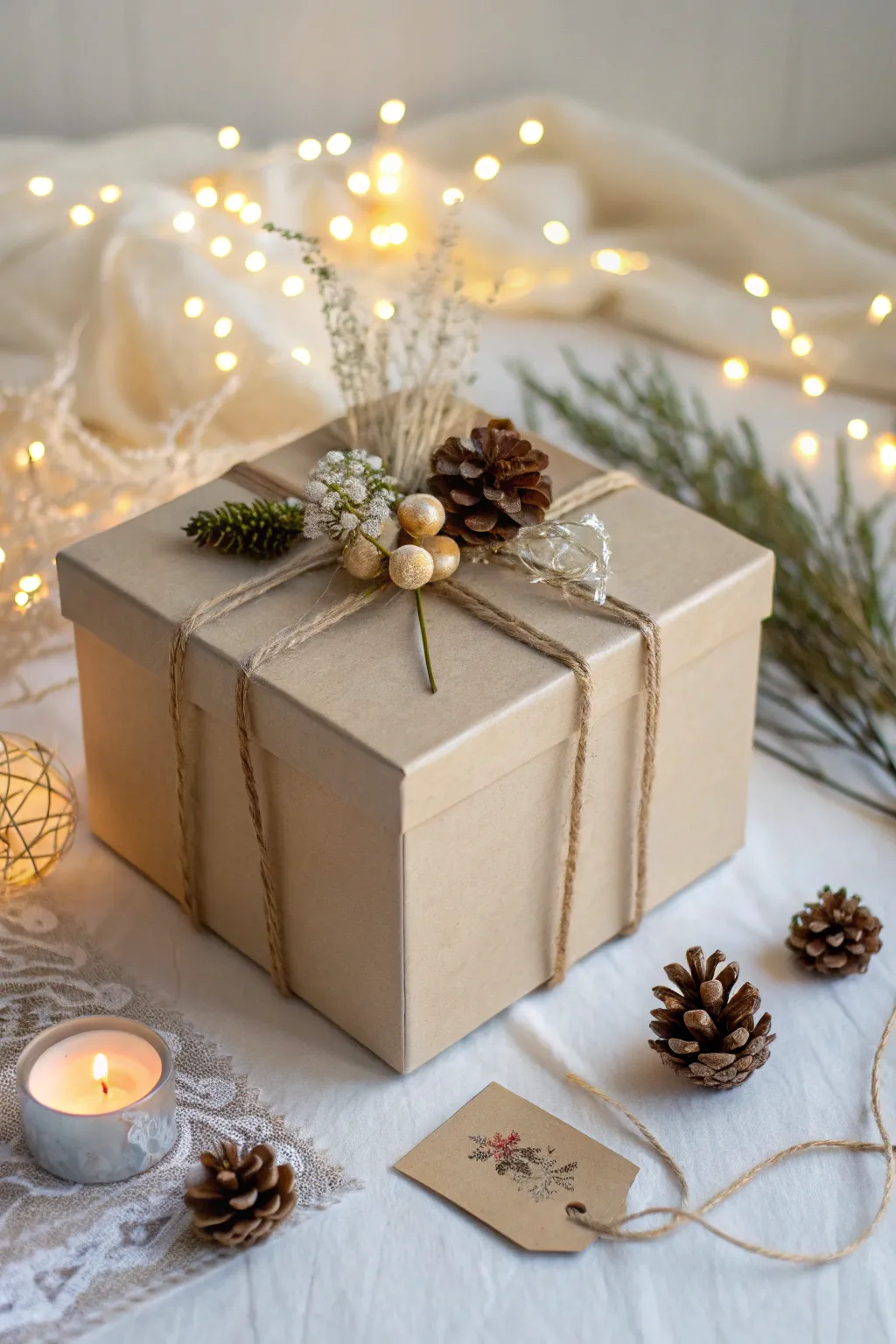 Celebrate the season with a handcrafted explosion box that surprises and delights with its minimalist charm and festive flair.