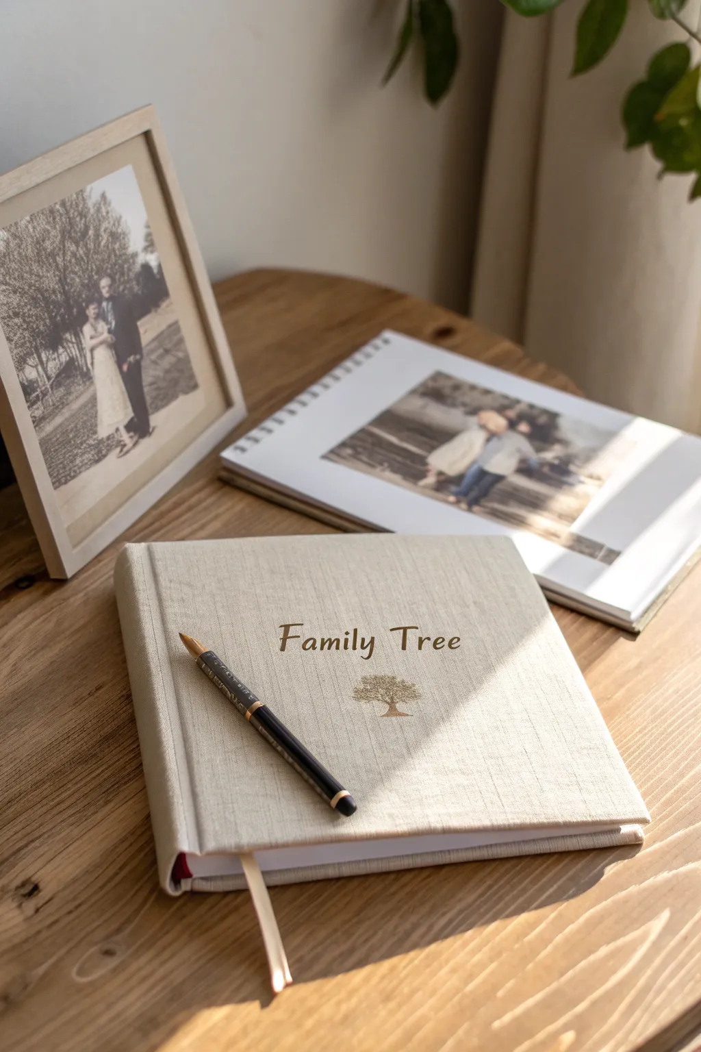 Capture memories with a personal, handwritten touch in your family tree album.