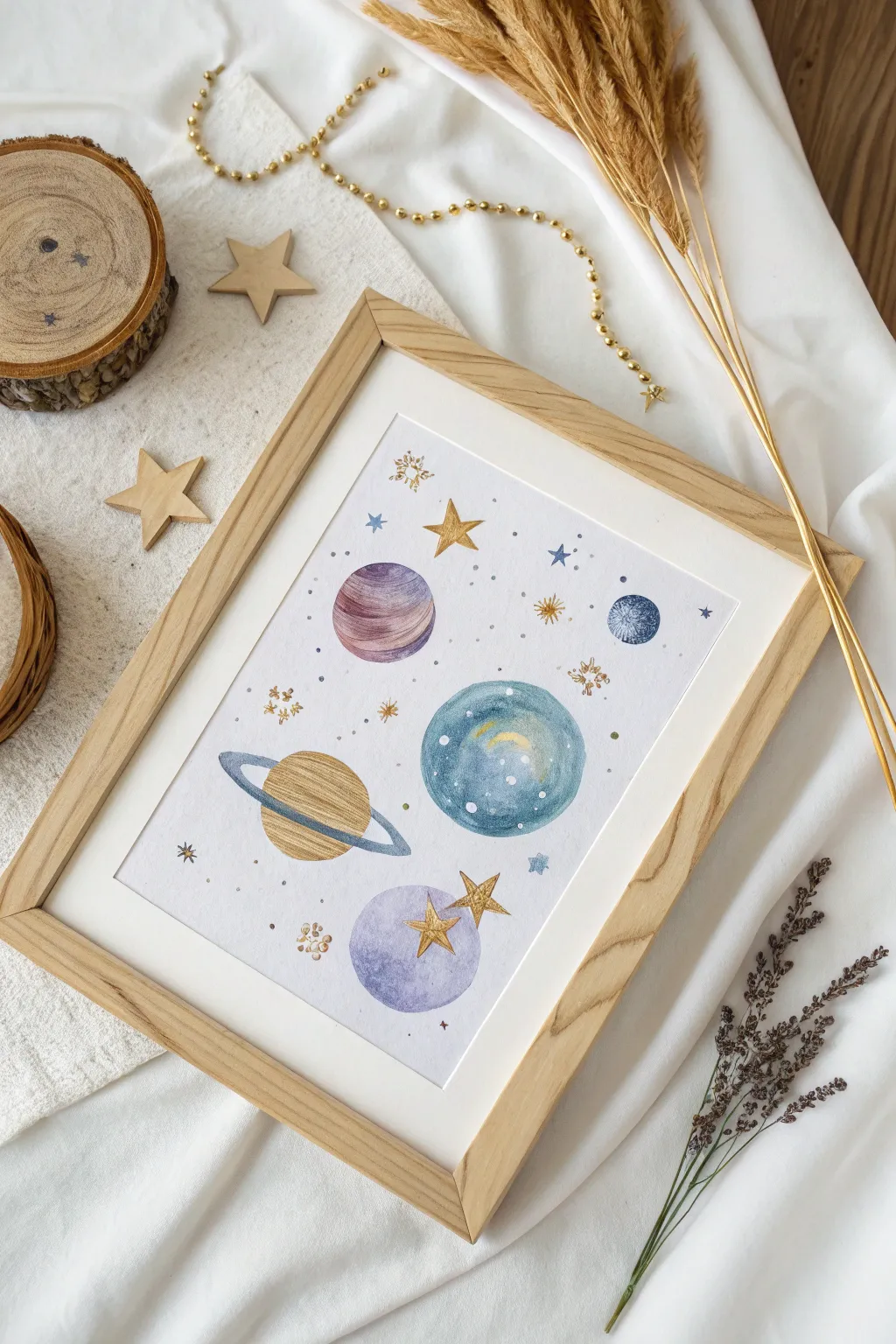 Embrace the universe with a splash of color - a perfect Father's Day creation.