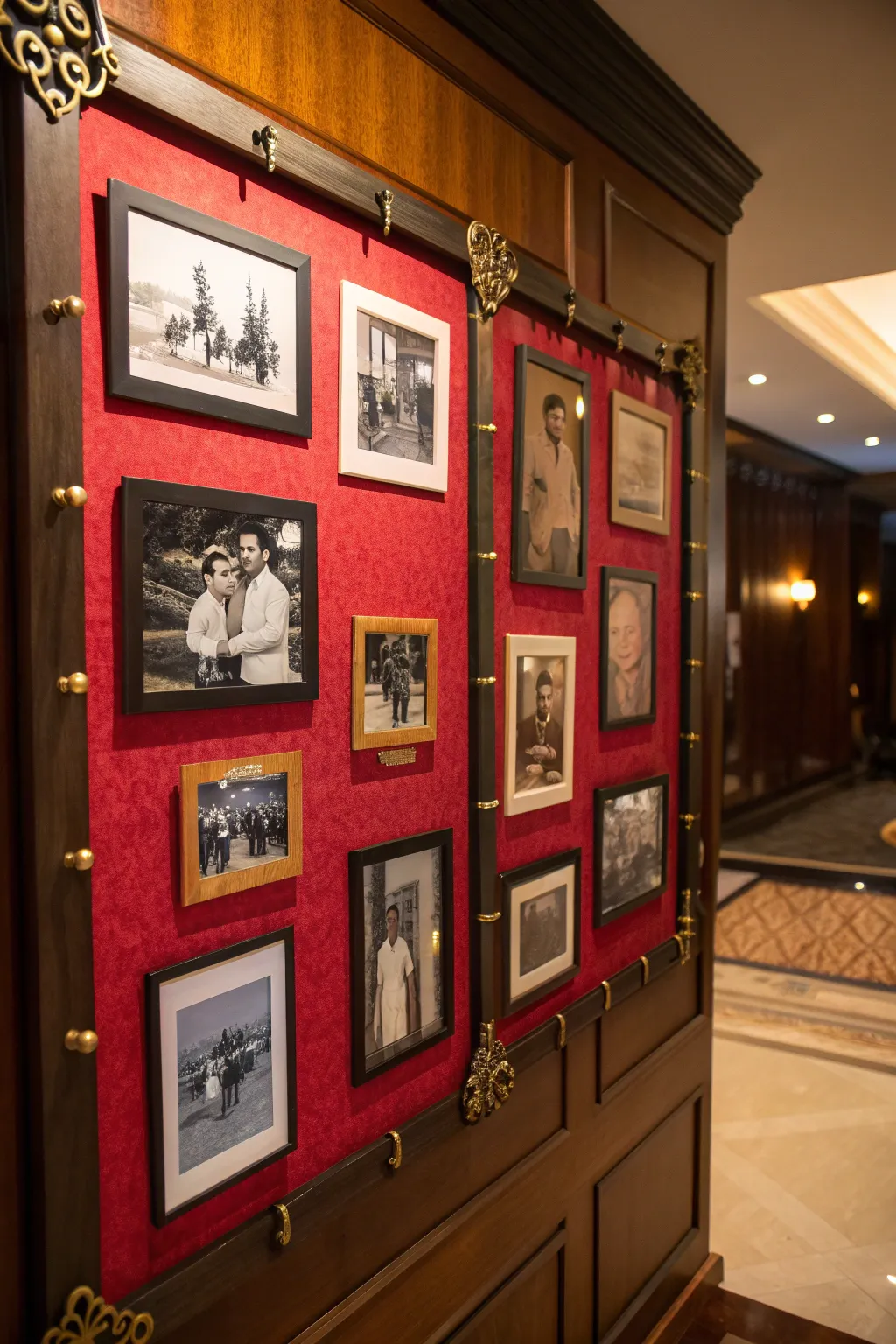 Celebrate Father's Day with a board of memories that speaks volumes in color and contrast.