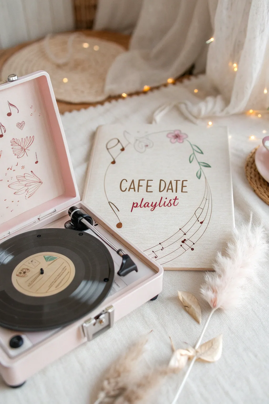 Capture the melody of your first date with a personalized playlist scrapbook page.