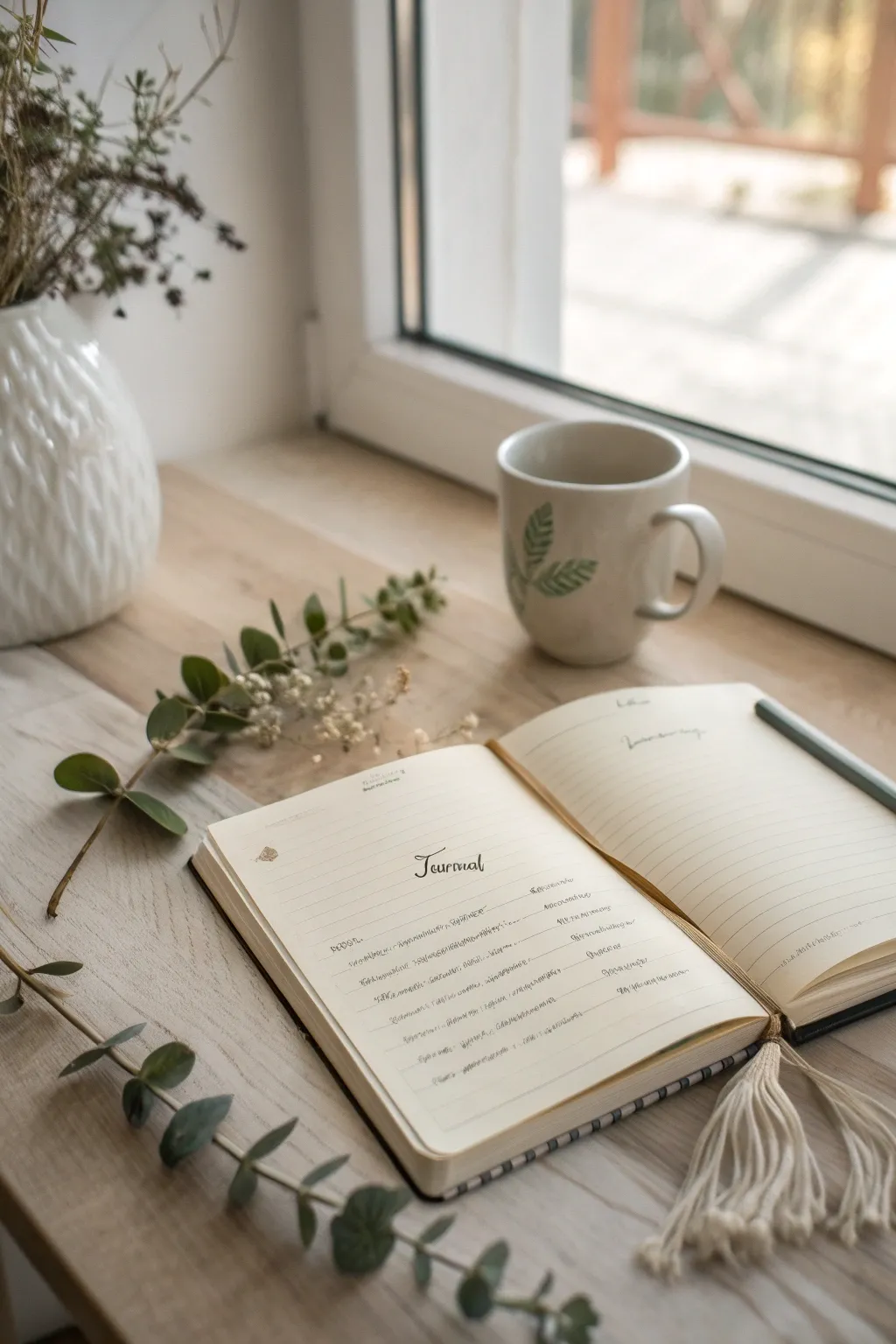 Capture inspiration with every page turn. 🌿✨ #MinimalistJournaling #QuotesToLiveBy