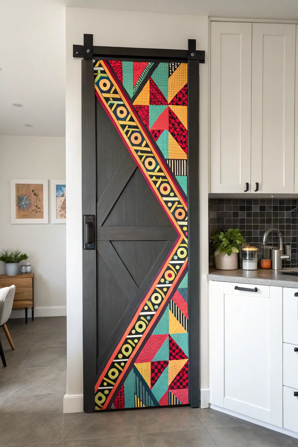 Elevate your space with a splash of washi tape artistry.