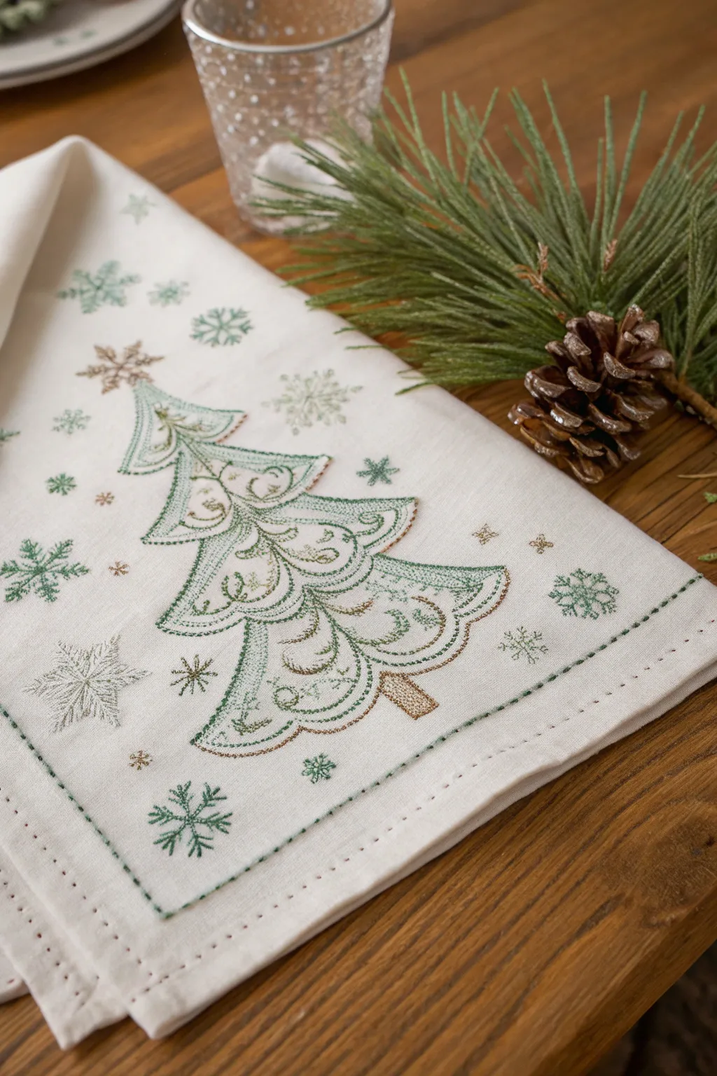 Embrace the festive spirit with handcrafted elegance—your holiday table awaits this touch of beauty.