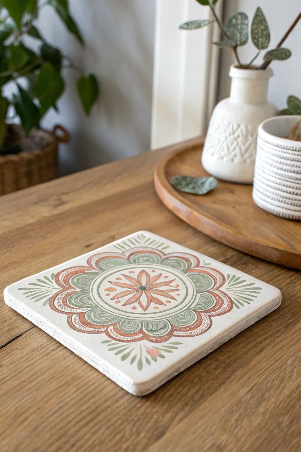 Elevate your coffee table decor with artisanal flair—every coaster a canvas for your creativity!