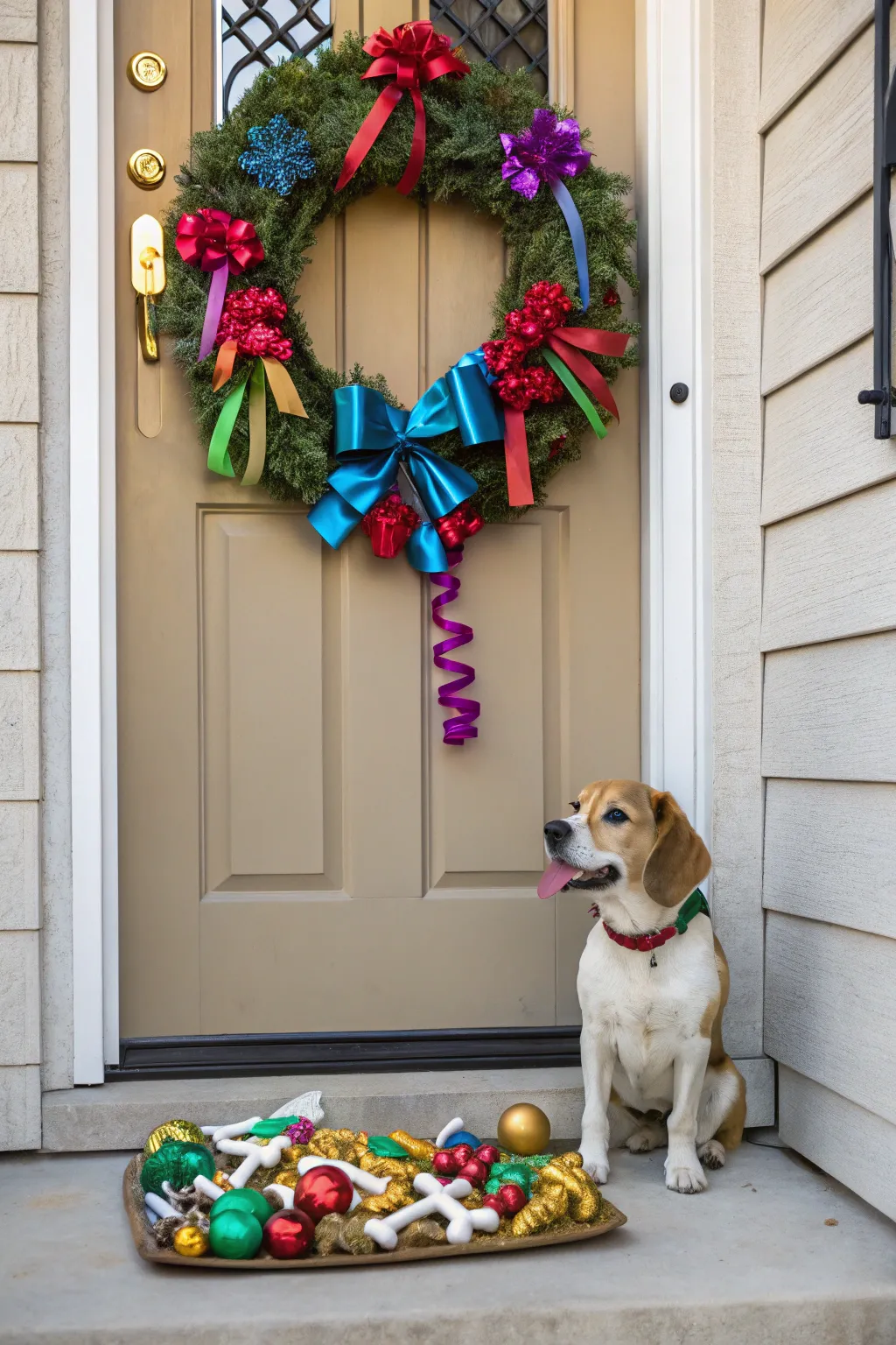 Celebrate canine companions with a pup parade wreath.