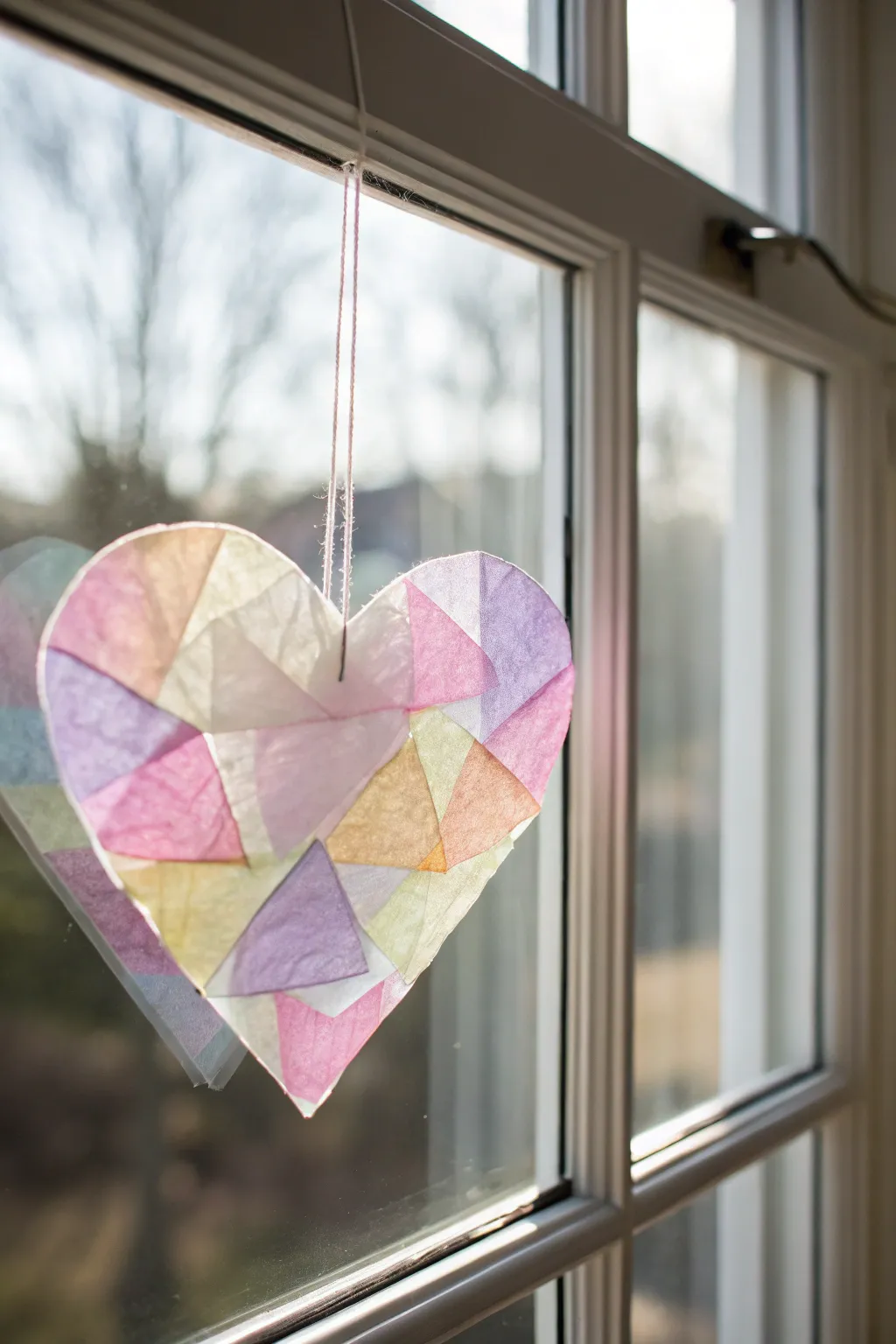 Capture the magic of light with a handcrafted heart suncatcher—where simplicity meets beauty.