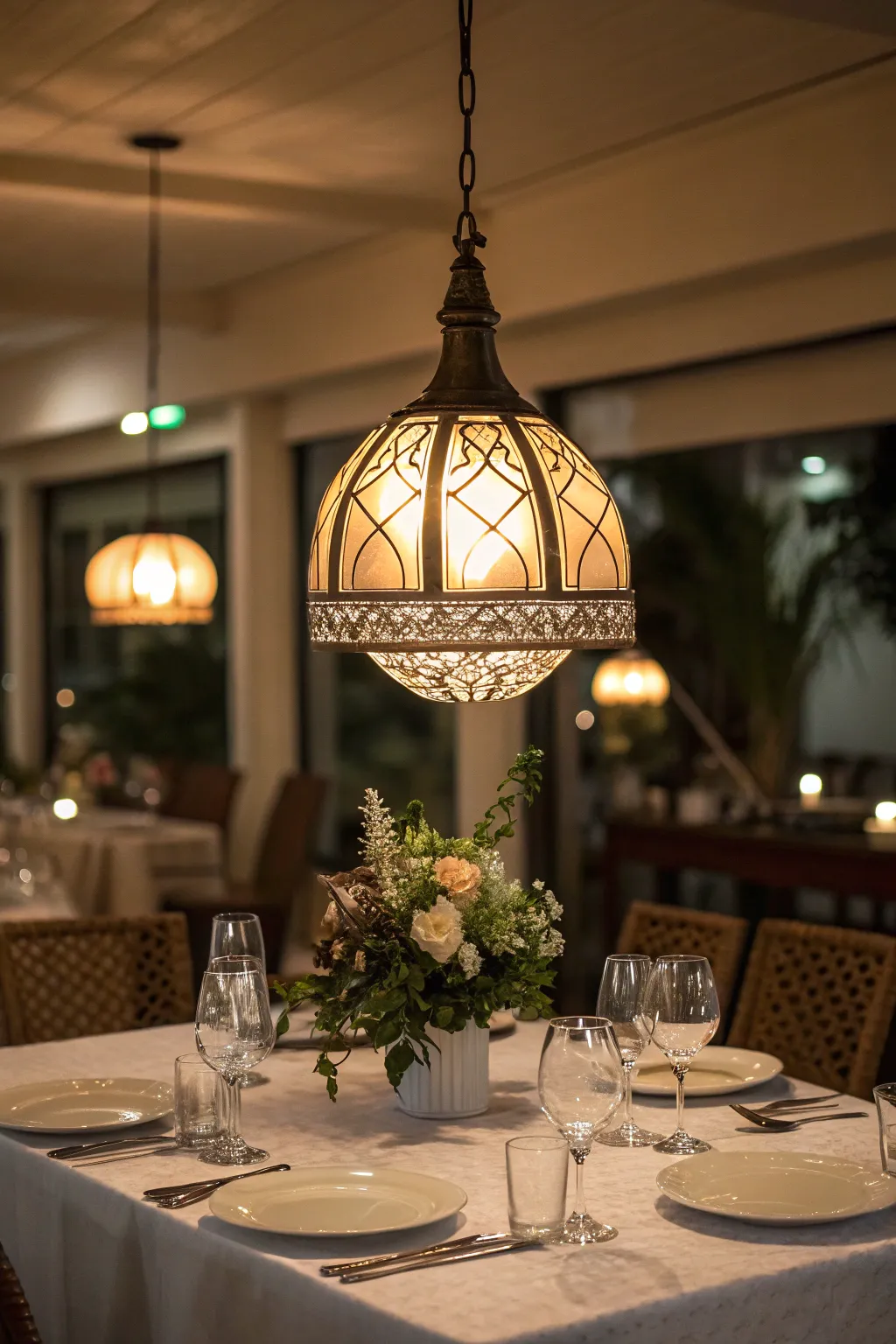 Sophisticated lighting adds elegance to their home environment.