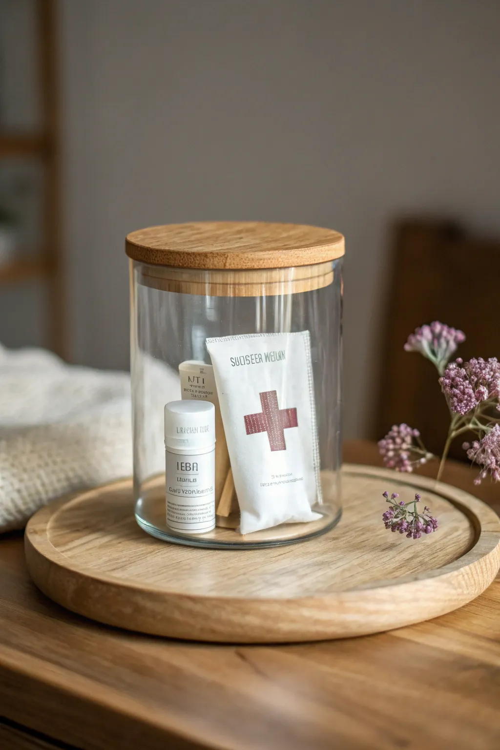 Elevate your gift-giving with a touch of practicality and elegance: the First Aid Jar.