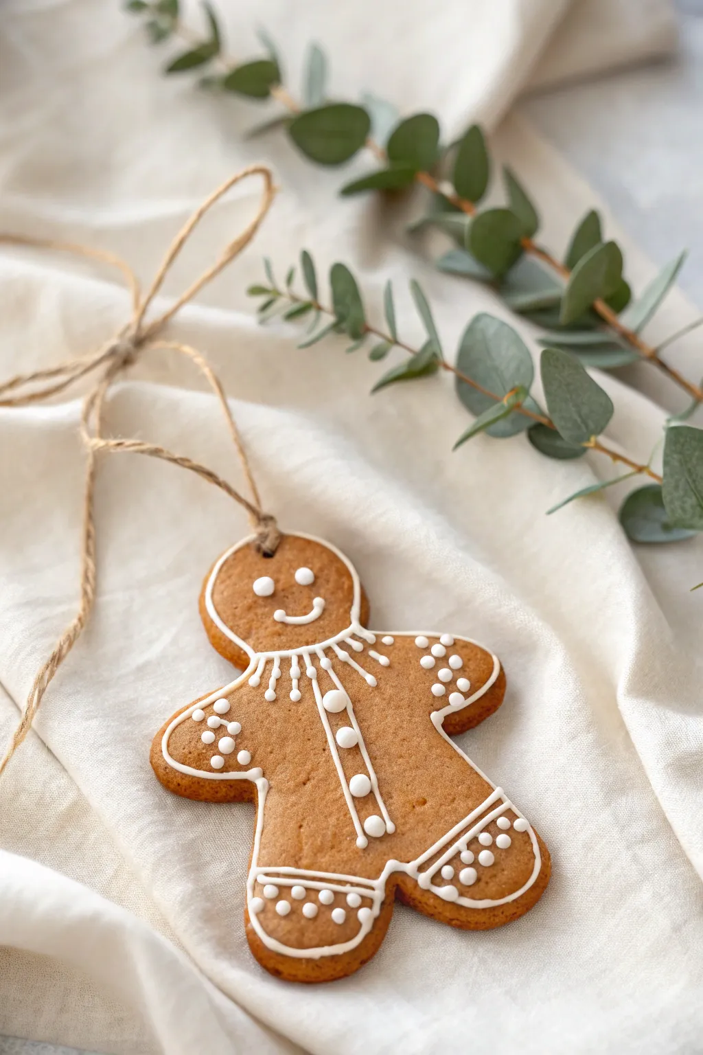 Craft your own clay gingerbread ornaments – a minimalist touch of holiday charm!